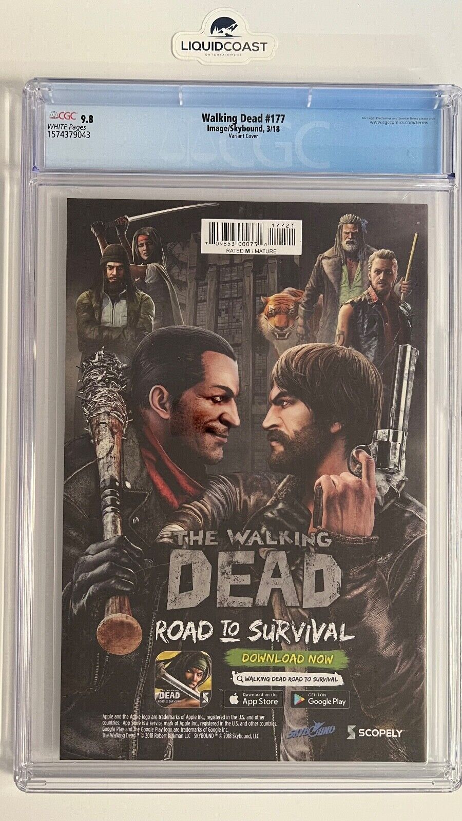 Walking Dead #177 CGC 9.8 Variant Cover