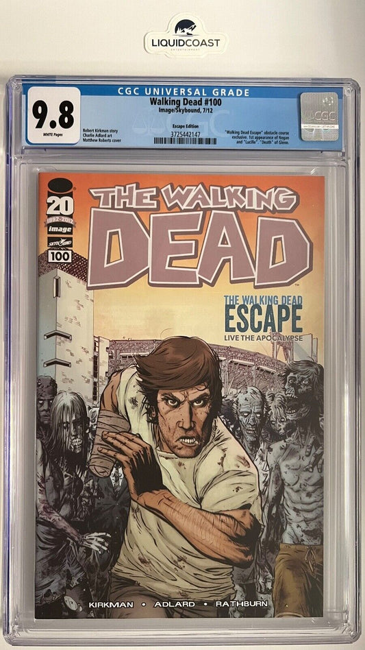 Walking Dead #100 CGC 9.8 Escape Edition