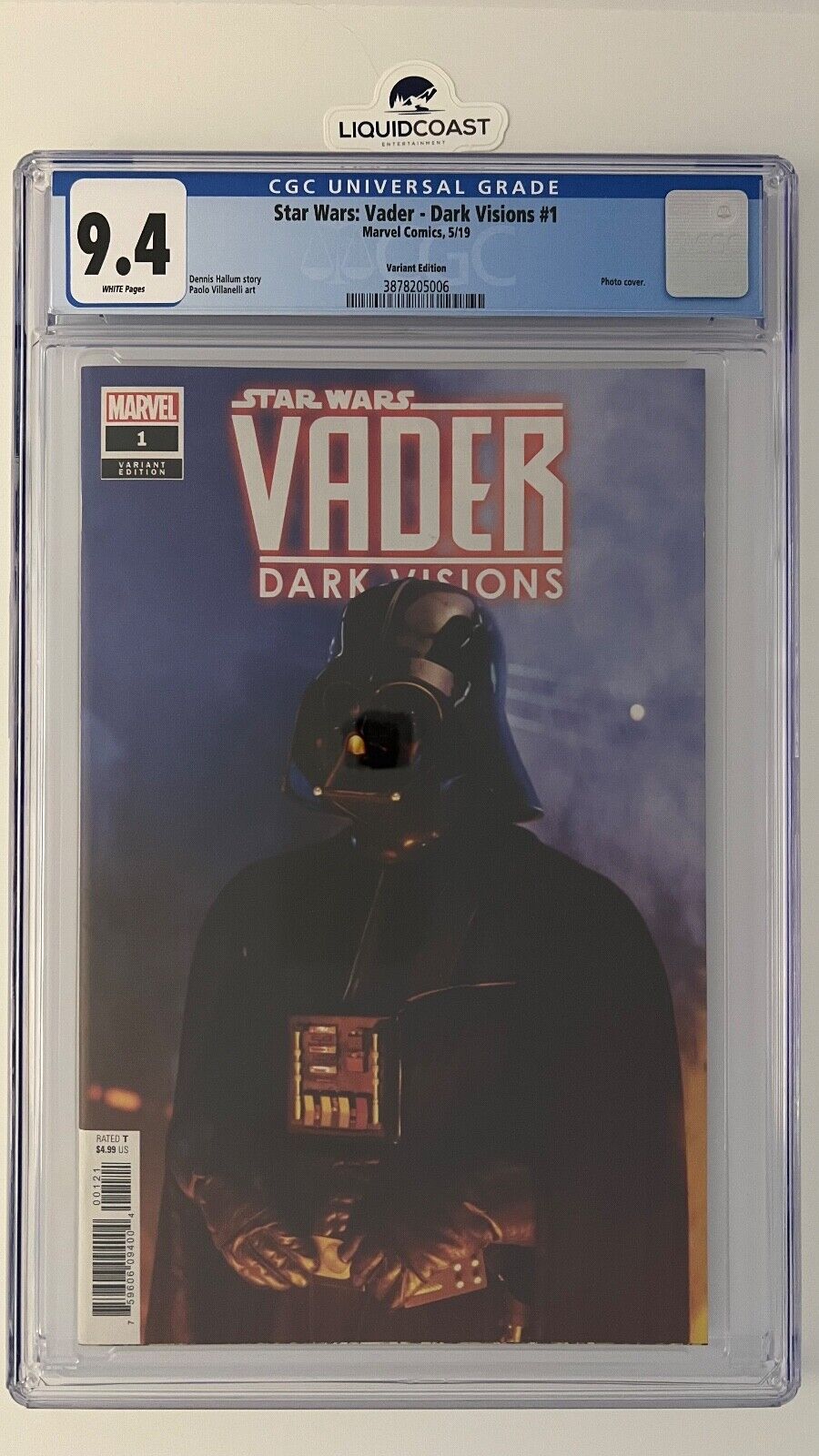 Star Wars: Vader - Dark Visions #1 CGC 9.4 Variant Edition