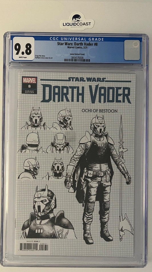 Star Wars: Darth Vader #8 CGC 9.8 lenco Variant Cover