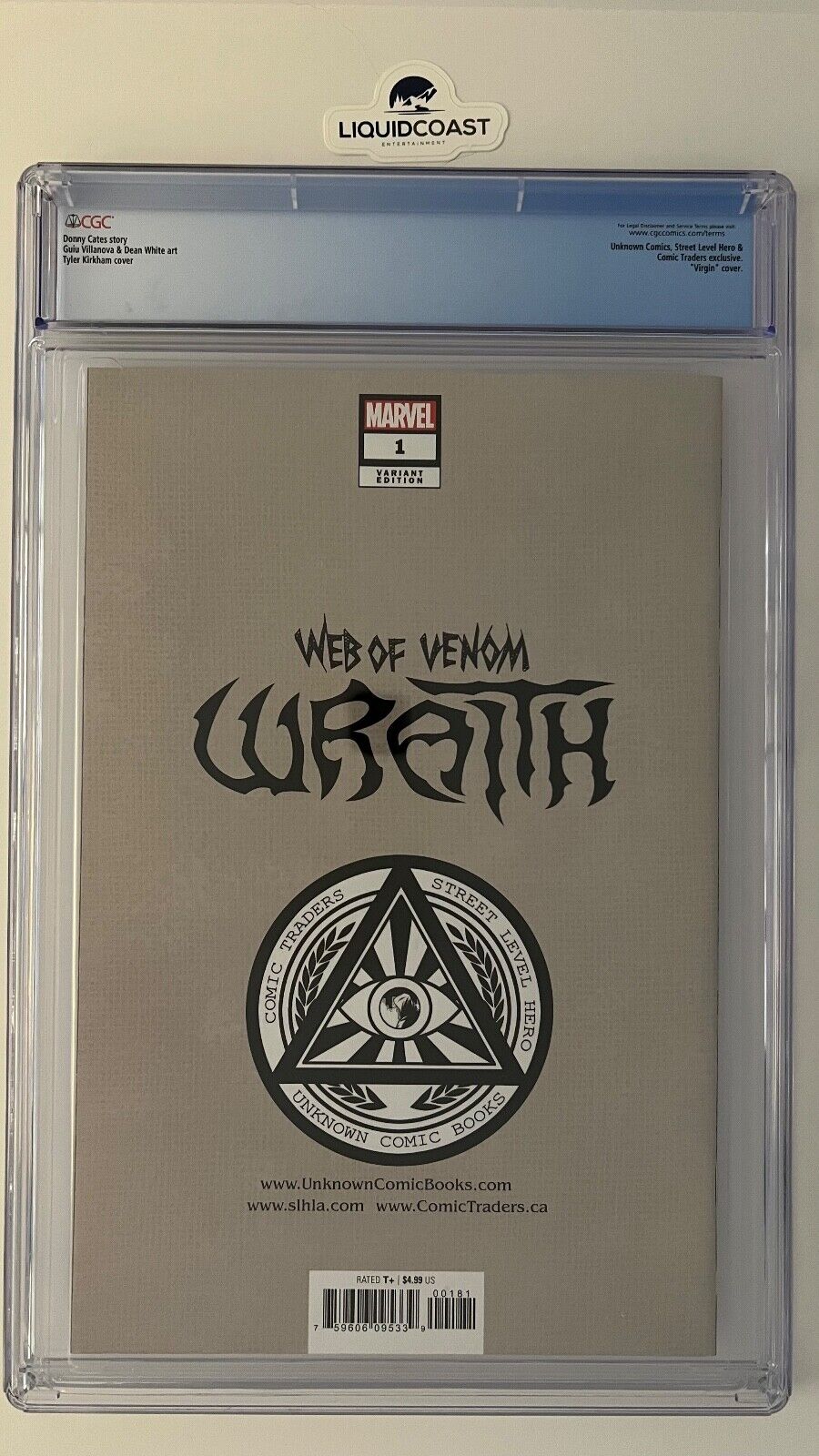 Web of Venom: Wraith #1 CGC 9.8 Kirkland Variant Cover D